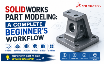 SOLIDWORKS Part Modeling: A Complete Beginner’s Workflow